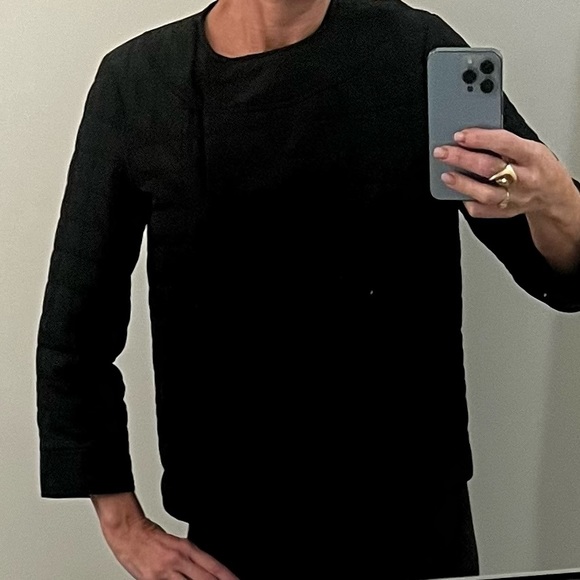 Northern Reflections Collarless Quilted Jacket - Picture 6 of 6